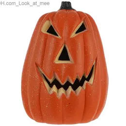 Altre forniture per feste per eventi 1pc Lanterna rustica Puntelli di Halloween Ornamenti di zucca artificiale Lanterna di Halloween Zucca Luci notturne Q231010