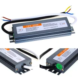 Transformatörler 12V 24V Güç Kaynağı IP67 Dış Mekan Su Geçirmez 110-250V 170-250V 60W-400W LED Sürücü 12 LL