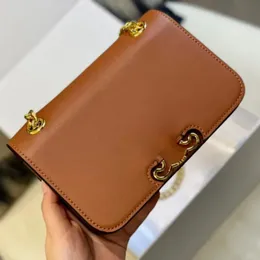 Designer Chain Strap Shoulder Bag Leather Crossbody with Chain, Luxury  Wallet Clutch