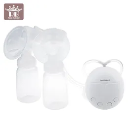 Breastpumps Breast Pumps Double Electric Breast Feeding Pump Pain Free Strong Suction Power with 150ml Bottles Hands-free Quiet BPA Free 231010