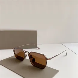 新しいファッションデザインスクエアサングラスDTX125非常に詳細なメタルフレームレトロシンプルで人気のあるスタイルの屋外UV400保護メガネ