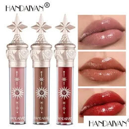 Lip Gloss Handaiyan 10 Colors Jelly Lip Gloss Plumper Makeup Moisturizing Nutritious Liquid Lipstick Volume Clear Make Up Cosmetic Hea Dh3Ap