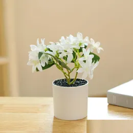 装飾的な花の花輪装飾的な花の花輪偽の花Bougainvillea Bonsai Creative Decoration SimationPlant Potted Hom Dhtki