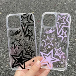 Handyhüllen Fashion Super Star Hülle für iPhone 13 12 14 Pro MAX 15 Max 11 XS XR 7 SE 2020 x 8 6Plus Klare stoßfeste Abdeckung Coque 231010