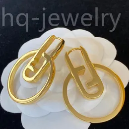 Luxus Master Diamant Gold Ohrringe Design Damen Tier Ohrringe Buchstabe F Ohrringe Charm Geschenk-0077