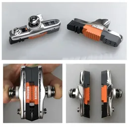 Bike Derailleurs Bicycle road bike brake pad block 55MM caliper for brompton replaceable glue rubber v 231010