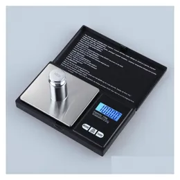 Tartım Ölçekler Toptan Mini Cep Dijital Ölçeği 0.01 x 200g Sier Coin Altın Takı Tartım Nce LCD Elektronik Damla Teslim Ofisi DHV8D