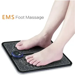 Massage Stones Rocks Electric EMS Foot Massager Pad Foot Massage Mat Feet Muscle Stimulator Improve Blood Circulation Relieve Ache Pain Health Care 231010