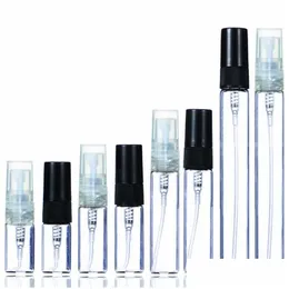 Förpackningsflaskor grossist 2 ml l 5 ml 10 ml mini refilerbar spray per flaska glas rese tom atomer flaskor prov injektionsflaskor schoo dhwey