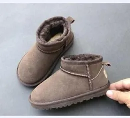 أطفال أحذية دافئة أحذية الموضة مصغرة أستراليا Stlye Chestnut Snow Boots Kids Baby Cotton Boot Shoes