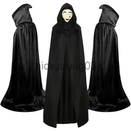 Theme Costume Movie A Haunting in Venice Cosplay Halloween Cloak Mask Full Set Halloween Carnival Party Costume for Adult x1010
