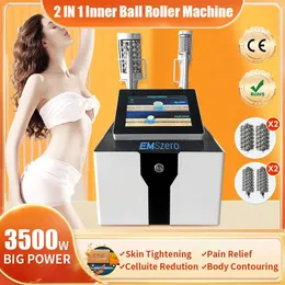 2 IN 1 Multifunction Body Roller Slimming Machine RF Cellulite Removal Rf Body Slimming Machine EMSzero Muscle Stimulator Muscle Building 360 Degree Beauty Device