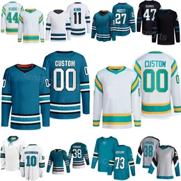 الهوكي المخصص 73 Noah Gregor Jerseys 23 Oskar Lindblom 10 Evgeny Svechnikov 11 Luke Kunin 38 Ferraro 27 Quentin James Reimer Marc-Edouard Vlasic Series