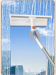 その他のハウスキーピング組織Joybos Window Scraper Microfiber Glass Brush Multifunction Wiper with Silicone Cleaner Floor Mop Home Use 231009