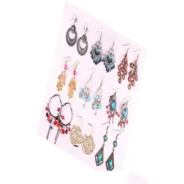 Висячая люстра, разноцветные стильные модные висячие серьги-люстры для подарка своими руками, ювелирные изделия для рукоделия, 10 пар слотов Ea065563083, ювелирные изделия, серьги Dhbui