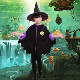 Tema traje traje de halloween para crianças cosplay trajes manto festival festa traje palco desempenho traje menina traje de halloween x1010