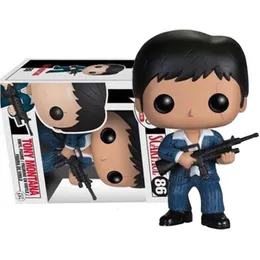 Action Toy Figures Scarfaces Tony Montana 86 Figur Toys Collection Model Dolls Gift for Children Drop Delivery