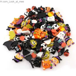 Andra evenemangsfest levererar 10 st kvast häst pumpa moln witchresin flatback cabochon kawaii diy harts hantverk dekoration miniatyr harts halloween för DIY Q231010