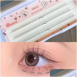 Falsche Wimpern Falsche Wimpern Natural Air Lower Simation Mix 5 mm 6 mm 7 mm Wimpern Individuelle professionelle Make-up-Verlängerungfalsche Gesundheit Dhwrz