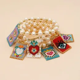 チャームブレスレットgo2boho in stull boho hyyuki beads bracelet for summer beach fashion bohemia Jewelryハンドメイドビーズブレスレット231009