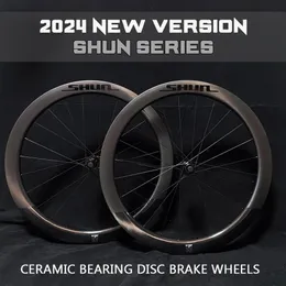 Koła rowerowe 2024 Hygge Carbon Wheelset Rower Disc Caste 50 mm i 40 mm kół ceramiczny łożysko 700C 3 lata gwarancji 231010