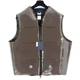 Tops 2021 Włochy Paryż Paris Kamizelki Kamizelki Casual Street Fashion Tactics Vest Men Men Para Strewear Ship225m