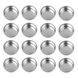 Castiçais 20 Pcs Copo Vazio Elegante Titular Casa Copos Velas Delicadas Metal Castiçal Recipientes Decorativos Tealights Criativos