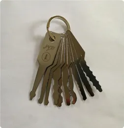 Locksmith Supplies Klom 10pcs Jiggler Keys Lock Car Lock Set Auto Double -Side Lock Profession