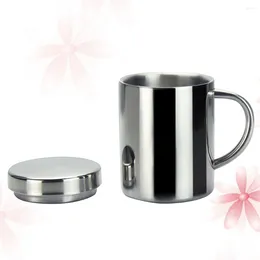 Wine Glasses 220 ML Stainless Steel Cup Espresso Mug Water Tea Double Insulation Travel Foamer Coffee Cups