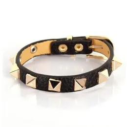 new LOVELY Fashion star style women's bracelet and candy multicolour Women strap rivet bracelet for Gift195q
