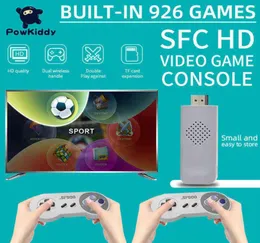 Powkiddy SF900 HD Video Game Console 926Games In One SFC Retro Video Game 24G Classic Two Wireless Players Gifts for Kids H25130418