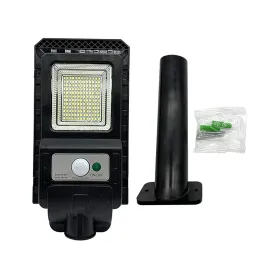 Solar Street Light 50W With Pole white Light Motion Sensor Wall Lamp Security Lights for Road Yard Outdoor Garden LL