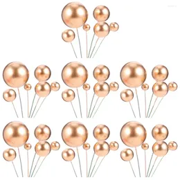 Dekorativa figurer 42 PCS Appetizer Cake Foam Balls Baby Cajas Para Fresas Con Chocolate Mini Balloons
