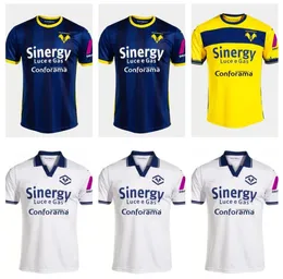 2023 2024 Hellas Verona fchrustic Soccer Jerseys 23 24 Henry Verdi Lasagna Tameze Doig Football قمصان قصيرة الأكمام