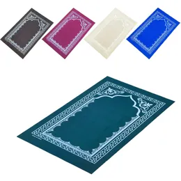 Carpets OurWarm Portable Travel Prayer Mat Nonwoven Rug Muslim Foldable for Ramadan Gifts 22*42inch Home Decoration 231010