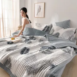 Conjuntos de cama estilo simples edredão para o verão cama dupla roupa acolchoada colcha 150x200 casa colcha fronha precisa pedir 231011