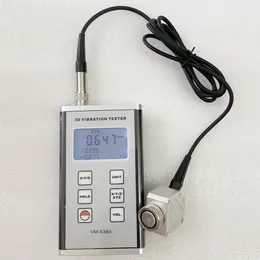 3D Digital Digital Meter Meter Tester VM-6380 Piezoelectric Accelerometer Sensor Vibromer 3-Axis Analyzer VM6380