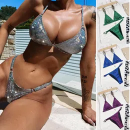 Kadın Mayo 2023 Split Bikini Özel Gradyan Kumaş Moda Plajı Yüzme Takım Kadınlar Tek Parça Mayo