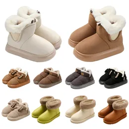 Gai Designer Lamb Hair Cover الكعب أحذية Men Boots Winter Warm Shoes Brown White Outdoor Plush Comfort Cotton Women Shoes 36-45eur