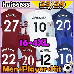 XXXL 4XL 23/24 maglie da calcio BOWEN SOUCEK INGS 2023 2024 WARD-PROWSE Tifosi Giocatore Uomini kit calzini per bambini Uniformi