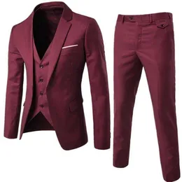 Borgoa trajes de hombre esmoquin para que użyj el novio 3 piezas boda caballeros honor mejor formalny trajs x09092821