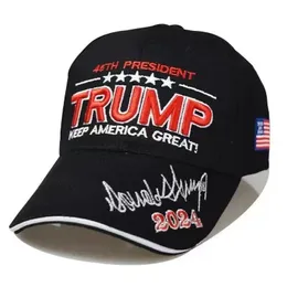 قبعات الحفلات 2024 Trump Hat American الرئاسة الانتخابية Caps قبعات قابلة للتعديل سرعة الارتداد القبعات الرياضية القطن C64 Home Garden FES DHRXW