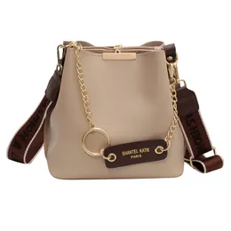 Роскошная дизайнерская сумка, винтажная сумка большой вместимости, зимняя мода на одно плечо, через плечо, простая и модная портативная сумка-ведро