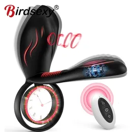 Cockringe Vibrierender Cockring-Paarvibrator mit Dual-Motor, kabelloser Penisring für Erwachsene, sexy Spielzeug für Männer, Verzögerung der Ejakulation, Penisring 231010