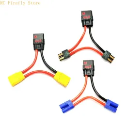 QS8-S Series Cable Female QS8 Connector to Deans TRX XT60 XT90 EC5 Male Plug Anti Spark Series Harness For RC UAV Drone