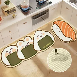 Carpets Cartoon Bread Floor Mat Anti Slip Kitchen Rug Living Room Bathroom Bedroom Entrance Doormat Home Dormitory Decor Carpet Tapis 231010