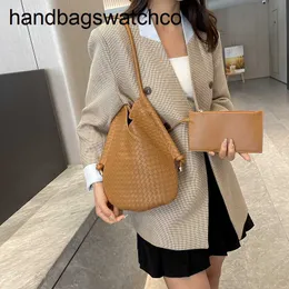 Luxury Bags Solstice BottegassVenetas Sheepskin Genuine Leather Handswen Large Capcity Foreign trade pattern for women's mother and cross-border bags93O7