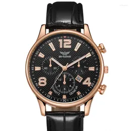 Zegarki na rękę ze zegarek na rękę dla męskiego paska zegarkowego Modna moda prosta swobodna wszechstronna impreza biznesowa