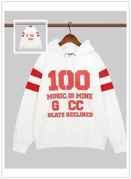 GG Hoodies Designer Mens Hoodies Women Hoodies High Quality Pullover Tröja Män och kvinnor med svartvitt mode Lång ärm-5xl 618