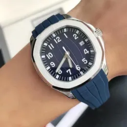 Luksusowe męskie projektant Nautilus Granade Automatyczne 40 mm zegarek 5167A Watche Wysokiej jakości SS Guma Pasku Ruch Montre Watches Bez pudełka